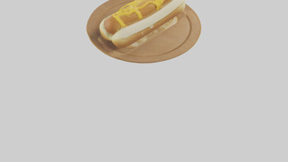 Cheese dog model 3D model