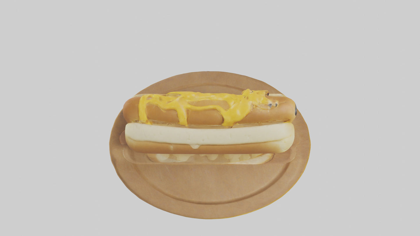 Cheese dog model 3D model
