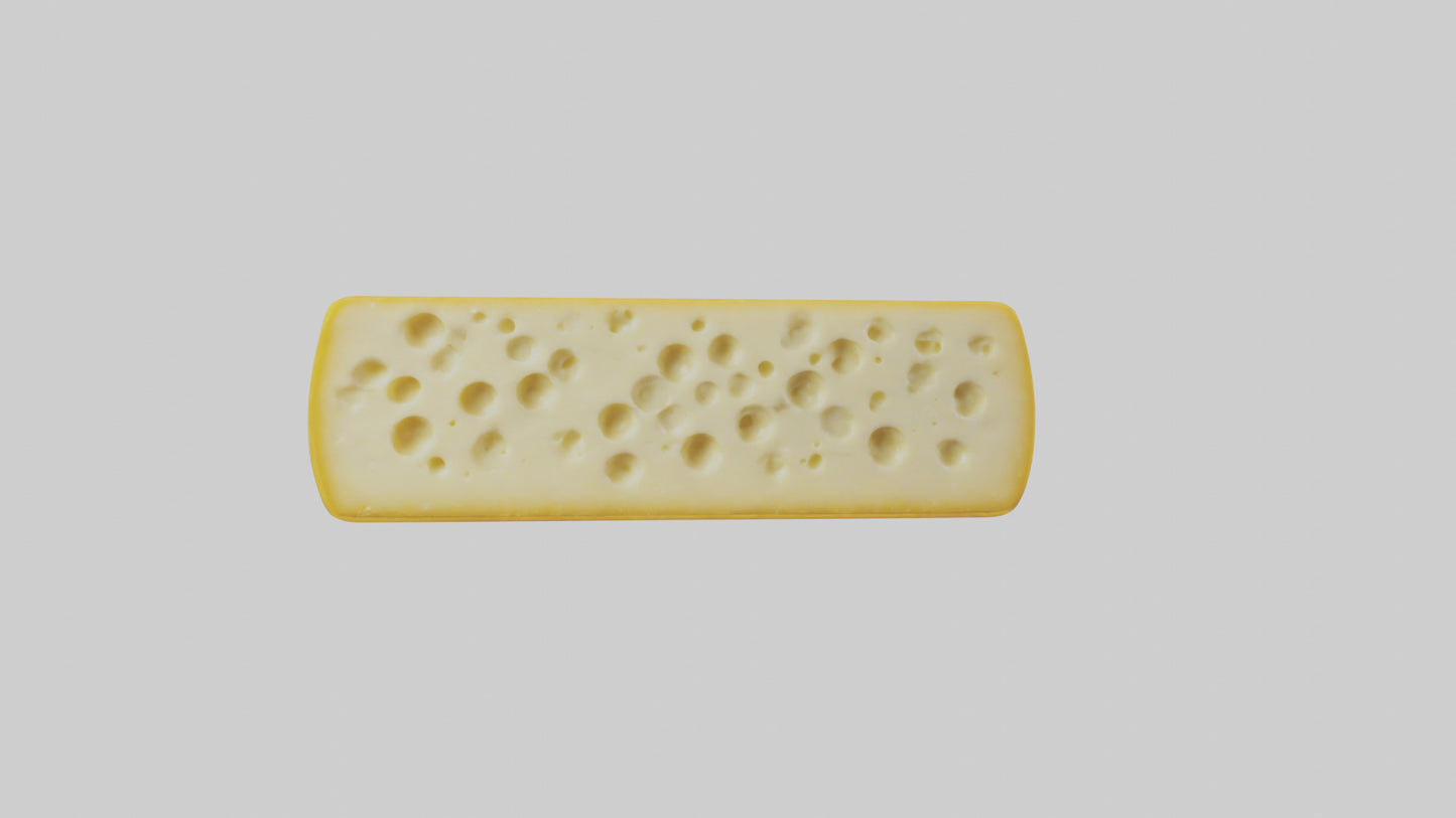 3D model Cheese Pack model VR / AR / low-poly
