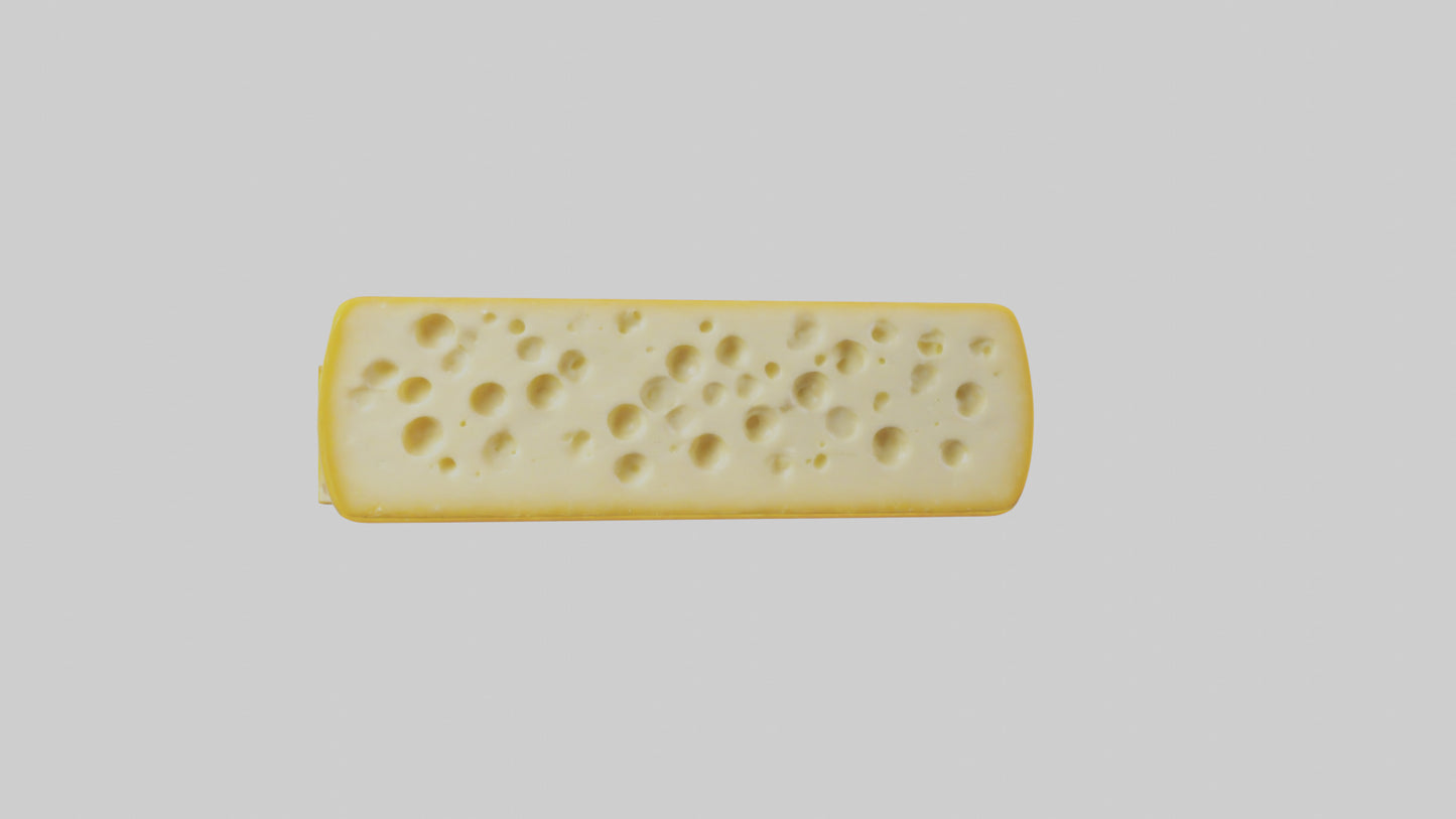 3D model Cheese Pack model VR / AR / low-poly