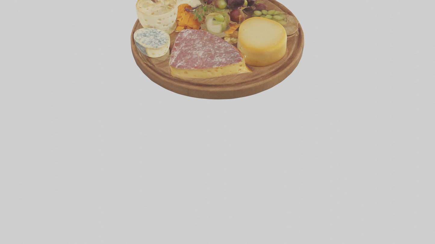 Cheese Platter model VR / AR / low-poly