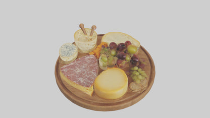 Cheese Platter model VR / AR / low-poly