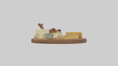Cheese Platter model VR / AR / low-poly
