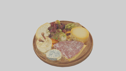 Cheese Platter model VR / AR / low-poly