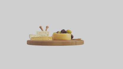Cheese Platter model VR / AR / low-poly