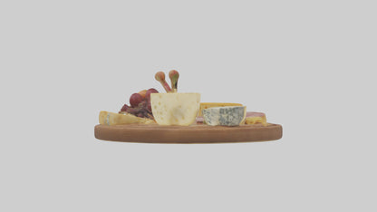 Cheese Platter model VR / AR / low-poly