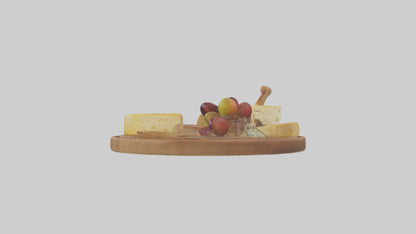 Cheese Platter model VR / AR / low-poly