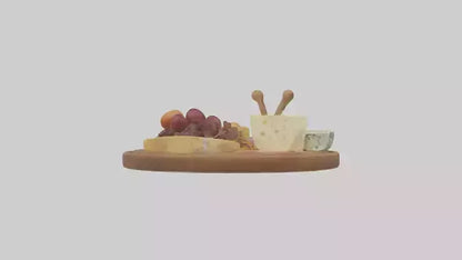 Cheese Platter model VR / AR / low-poly