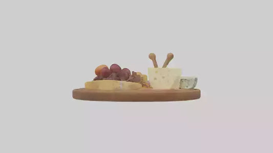 Cheese Platter model VR / AR / low-poly