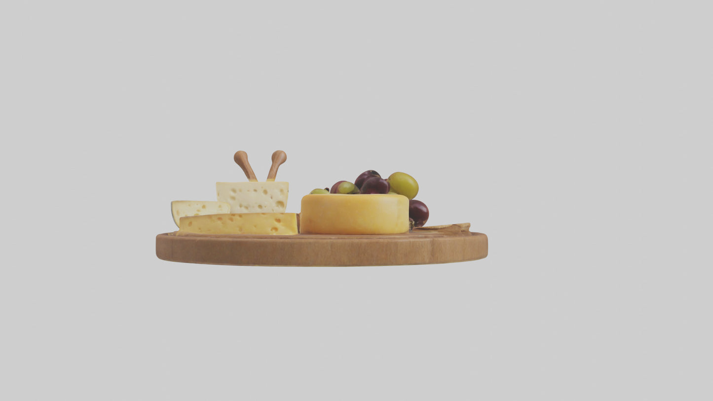 Cheese Platter model VR / AR / low-poly