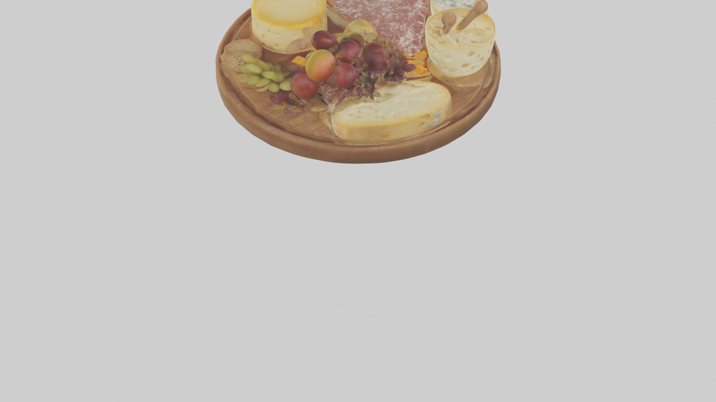 Cheese Platter model VR / AR / low-poly