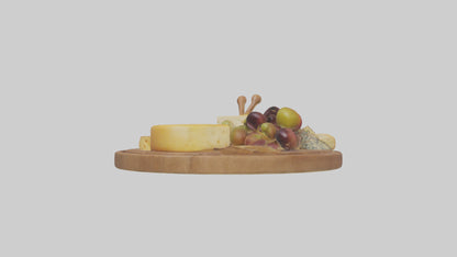 Cheese Platter model VR / AR / low-poly