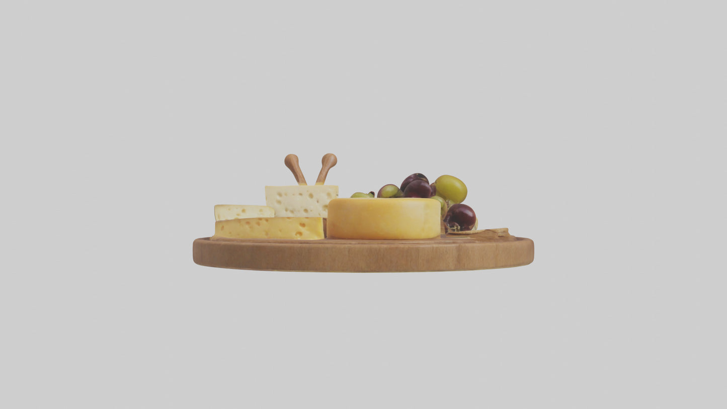 Cheese Platter model VR / AR / low-poly