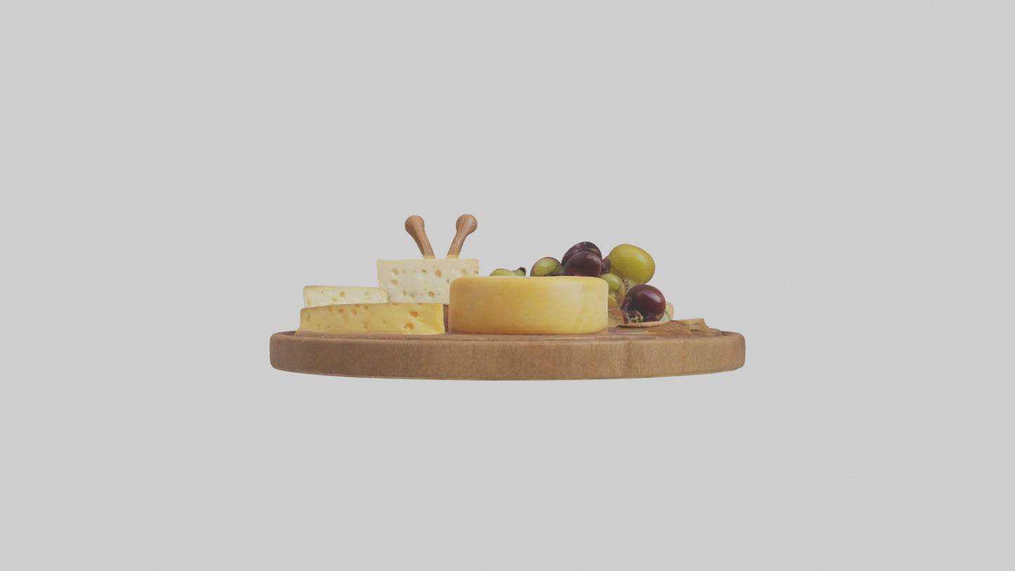 Cheese Platter model VR / AR / low-poly