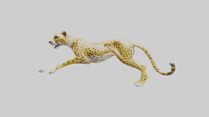 Cheetah statue model 3D model