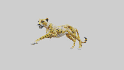 Cheetah statue model 3D model