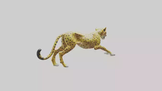 Cheetah statue model 3D model