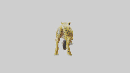 Cheetah statue model 3D model