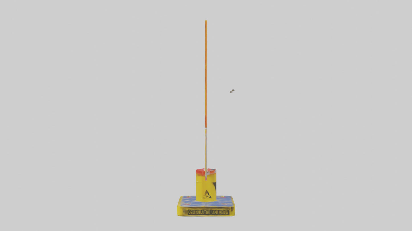 Chemical Spill Area Caution Sign model 3D model