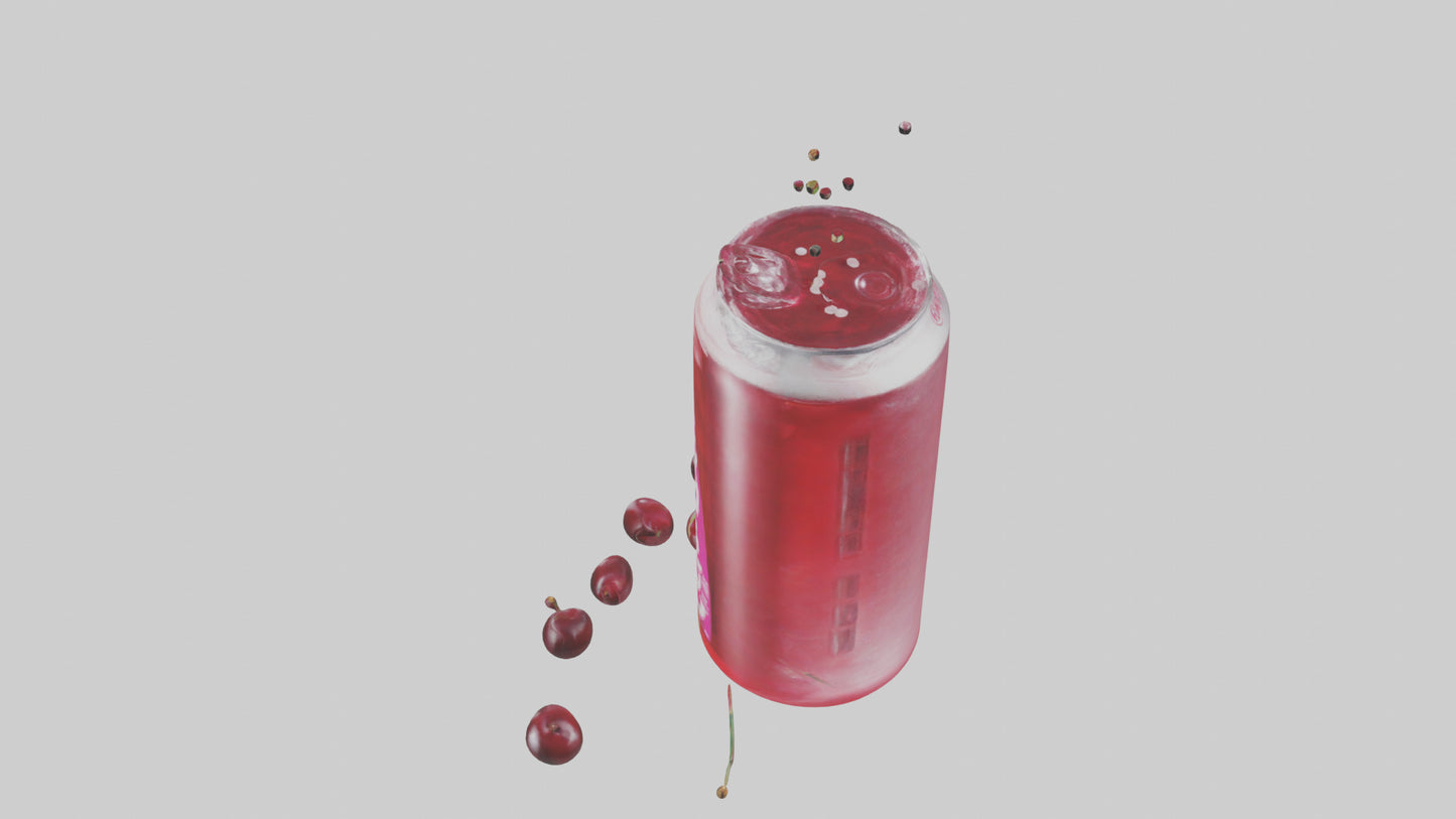 Cherry soda model 3D model