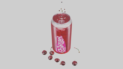 Cherry soda model 3D model