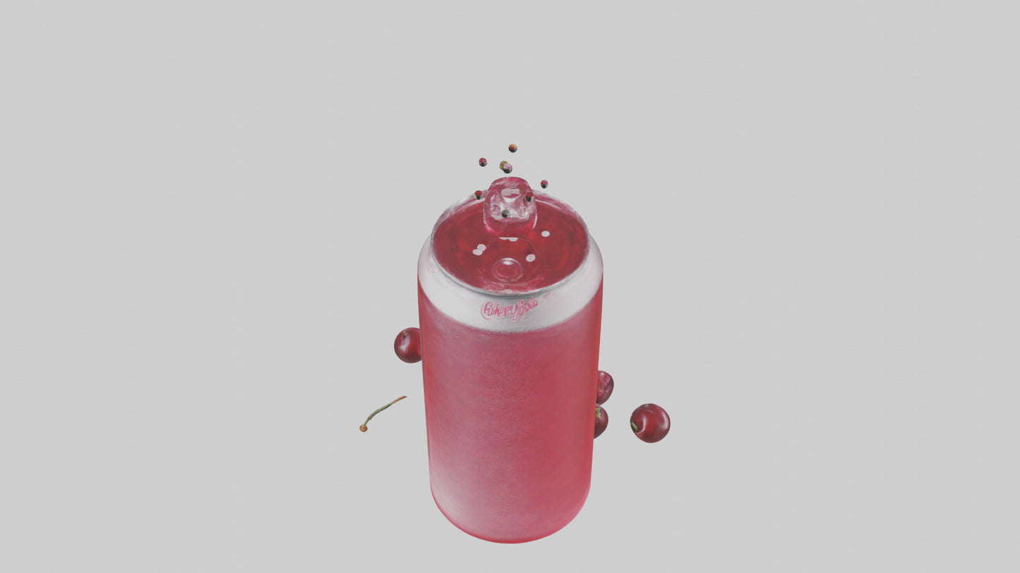 Cherry soda model 3D model