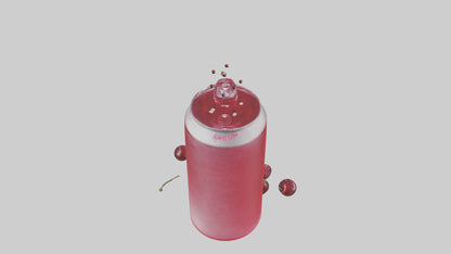 Cherry soda model 3D model
