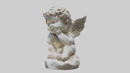 Cherub statue model 3D model