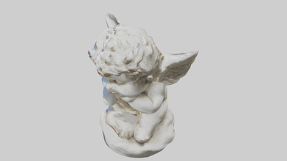 Cherub statue model 3D model