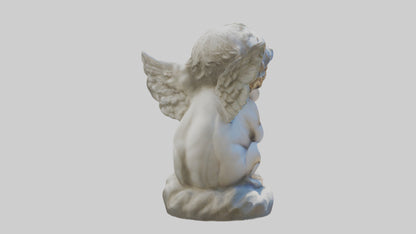Cherub statue model 3D model