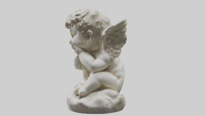 Cherub statue model 3D model