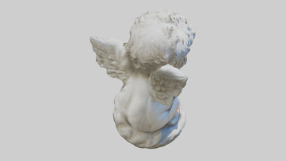 Cherub statue model 3D model