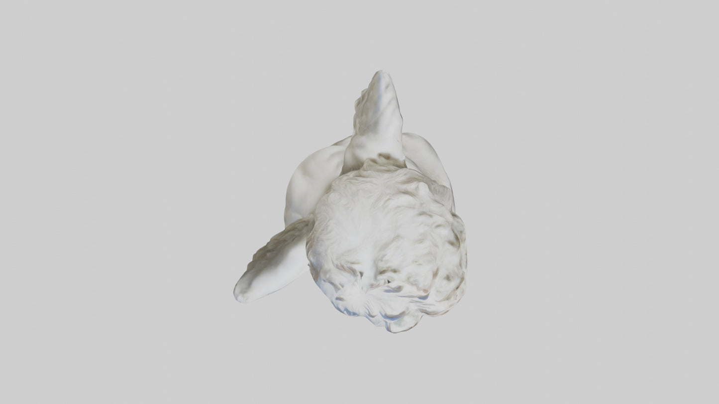 Cherub statue model 3D model