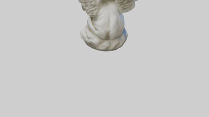 Cherub statue model 3D model