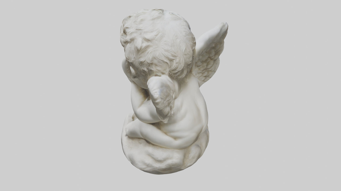Cherub statue model 3D model
