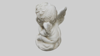 Cherub statue model 3D model