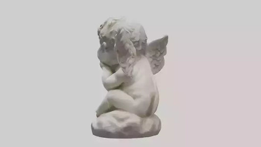 Cherub statue model 3D model