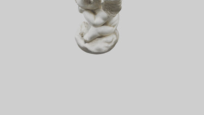 Cherub statue model 3D model