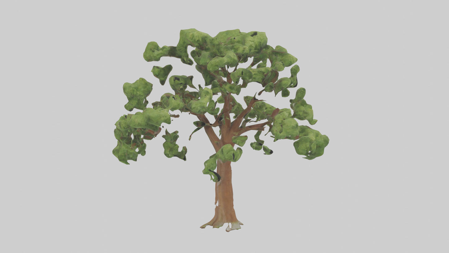 3D model Chestnut tree model VR / AR / low-poly
