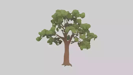3D model Chestnut tree model VR / AR / low-poly