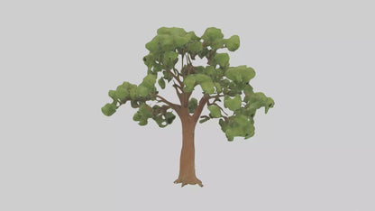 3D model Chestnut tree model VR / AR / low-poly