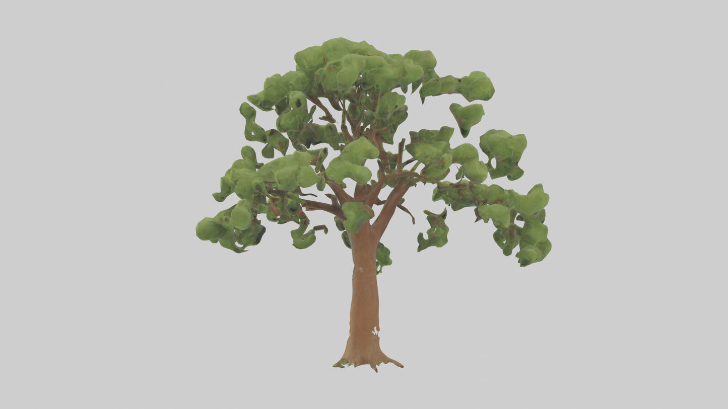 3D model Chestnut tree model VR / AR / low-poly