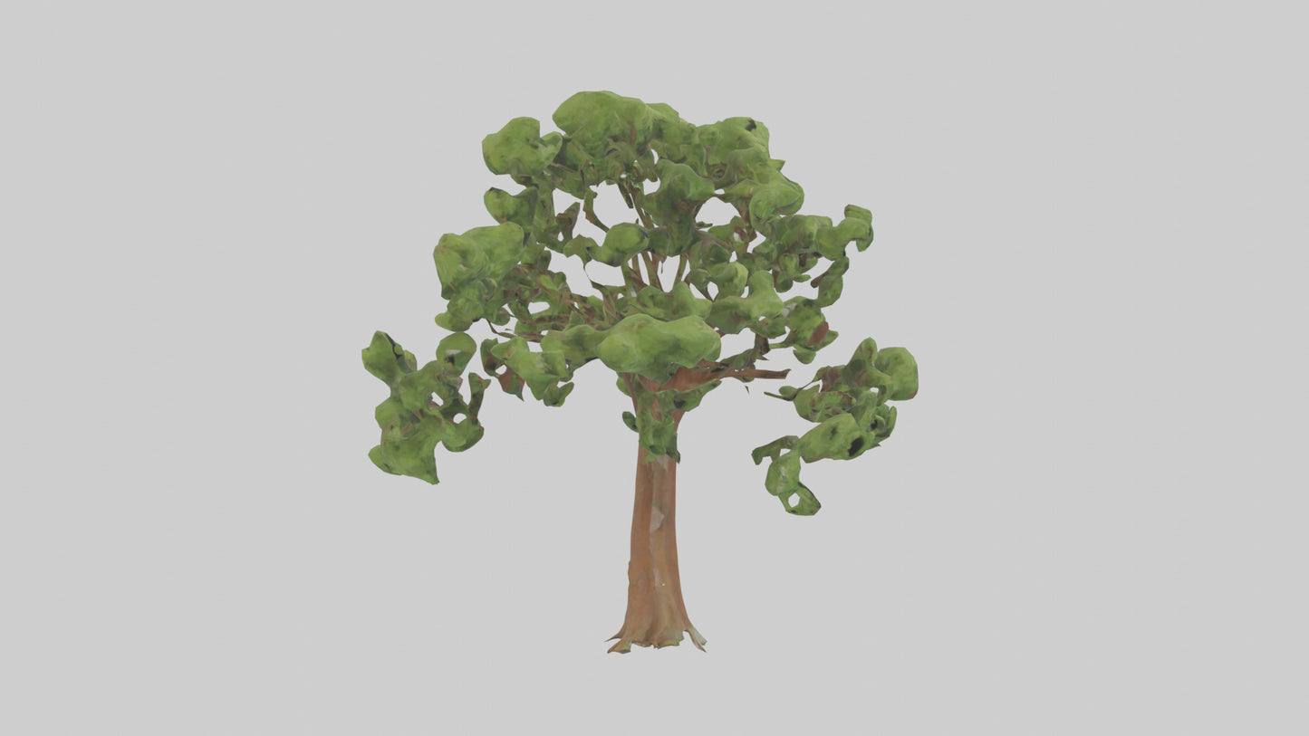 3D model Chestnut tree model VR / AR / low-poly