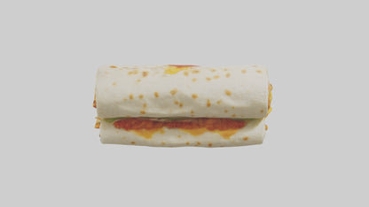 Chicken burrito model 3D model