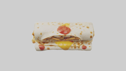 Chicken burrito model 3D model