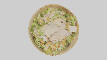 Chicken Caesar salad model 3D model
