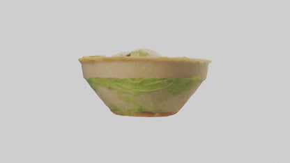 Chicken Caesar salad model 3D model