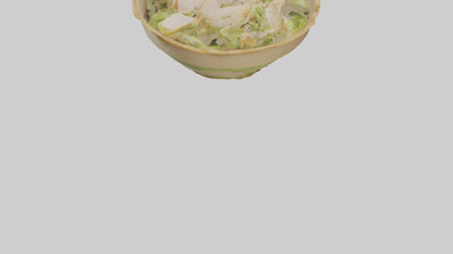 Chicken Caesar salad model 3D model