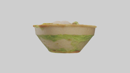 Chicken Caesar salad model 3D model