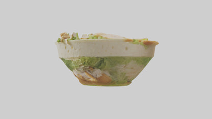 Chicken Caesar salad model 3D model